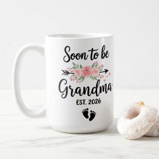 Taza De Café Grandma 2026 Soon to be Grandma 2026