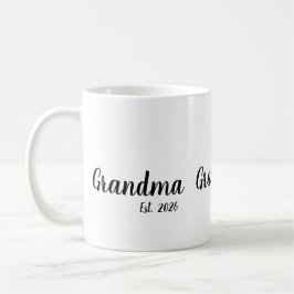 Taza De Café Grandma Established New Grandmother Gift