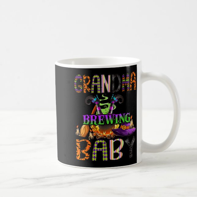 Taza De Café Grandma Of Brewing Baby Halloween One Soky Grandma (Derecha)