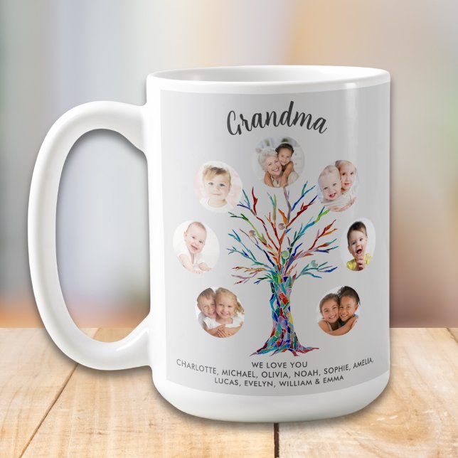 Taza De Café Grandma Photo Collage (Subido por el creador)