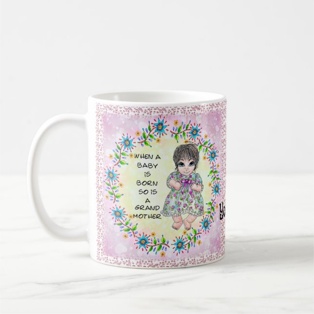 Taza De Café Grandmas Baby Girl   (Izquierda)