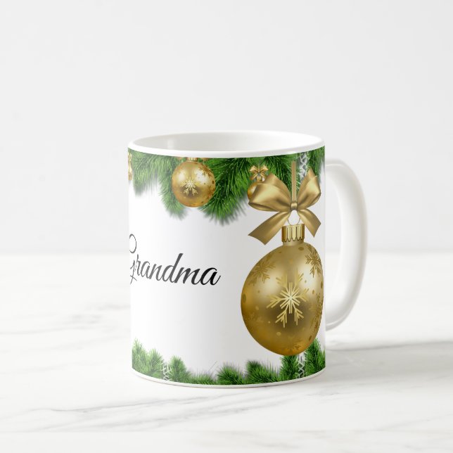 Taza De Café Grandma's Christmas Cup (Anverso derecho)