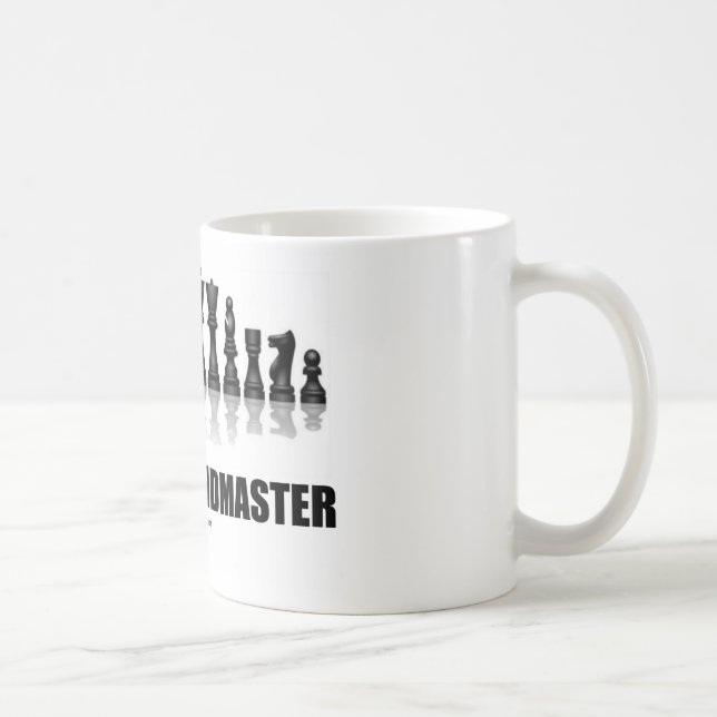 Taza De Café Grandmaster futuro (juego de ajedrez) (Derecha)