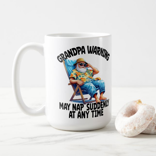Taza De Café Grandpa (Con donut)