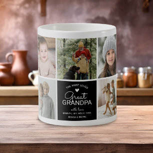 Taza De Café GRANDPA "el Collage de fotos más querido"
