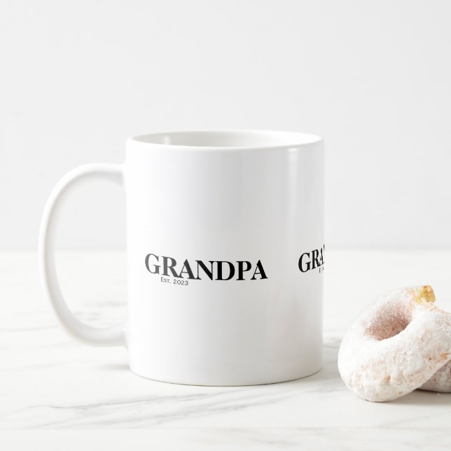 Taza De Café Grandpa Est Modern  (Con donut)
