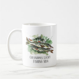 Taza De Café Grandpas Lucky Fishing Mug | Pike y Perch