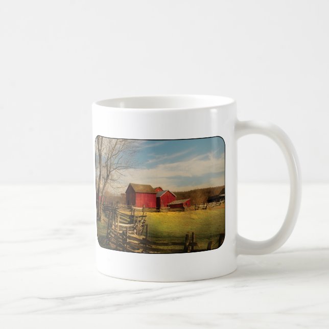 Taza De Café Granero - Compré la granja (Derecha)