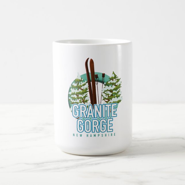 Taza De Café Granite Gorge new Hampshire ski (Centro)