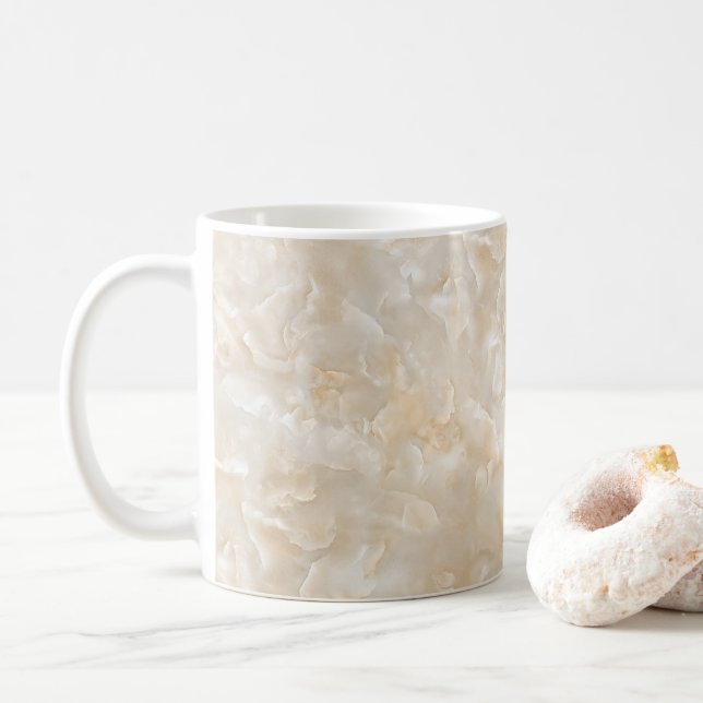 Taza De Café Granito blanco (Con donut)