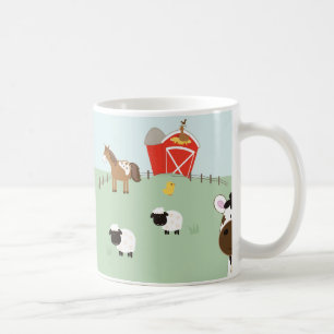 Taza De Café Granja Babies Barnyard Personalizado Foto Mug