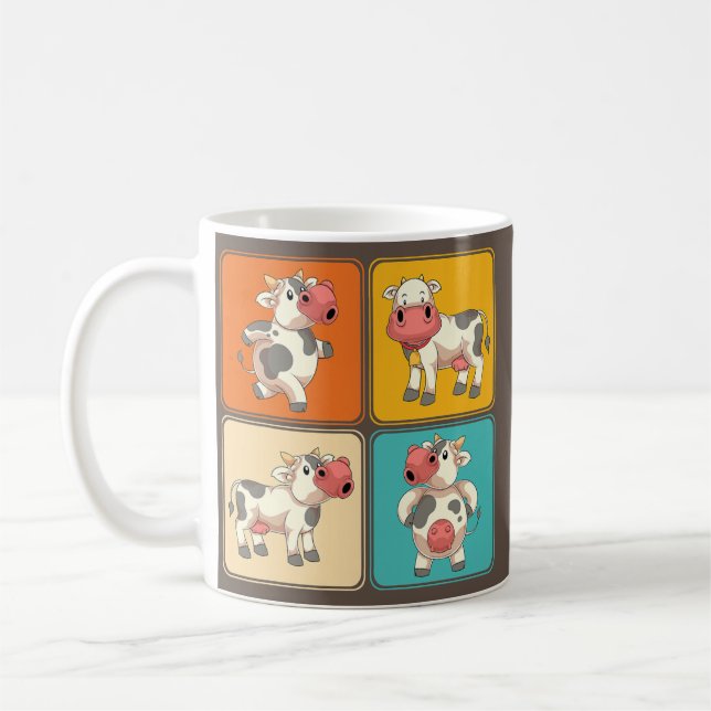 Taza De Café Granja de cría de animales para ganaderos de vacas (Izquierda)
