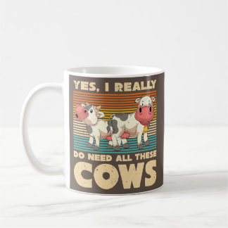 Taza De Café Granja de cría de ganado para ganadería divertida