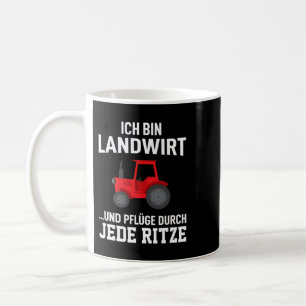Taza De Café Granja de granjeros de bio dice rastreador de agri