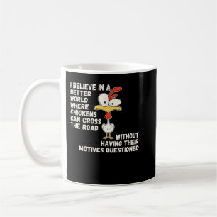 Taza De Café Granja de pollo divertida