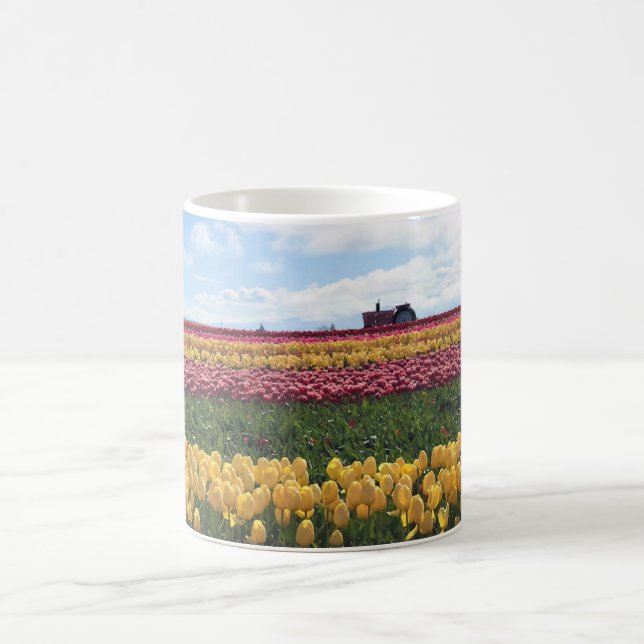 Taza De Café Granja de tulipanes de zapatos de madera, Woodburn (Centro)