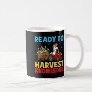 Taza De Café Granja De Unicornios Regreso A La Escuela Tractor