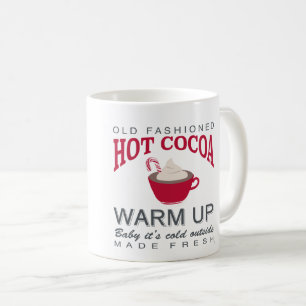 Taza De Café granja de vacaciones de cacao caliente