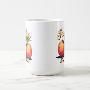 Taza De Café Granja Fresca Melocotones Café Mug
