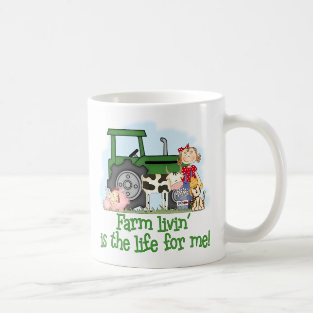 Taza De Café Granja Livin' (Chica) (Derecha)