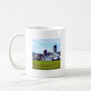 Taza De Café Granja Pennsylvania Con Silos