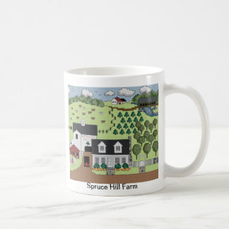 Taza De Café Granja Spruce de la colina