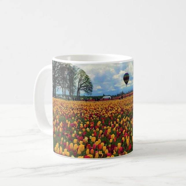 Taza De Café Granja Tulip en Oregón (Anverso izquierdo)