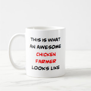Taza De Café granjero de pollo, impresionante