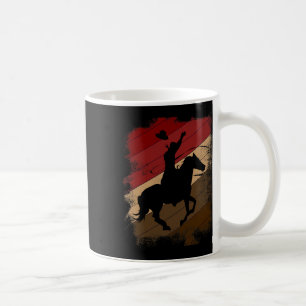 Taza De Café Granjero ecuestre occidental Regalo de equitación