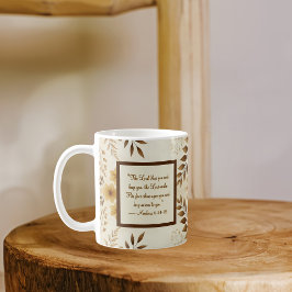 Taza De Café Granjero Floral Morning Blessing Mug