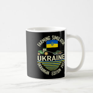 Taza De Café Granjero ucraniano divertido roba meme de tanque M