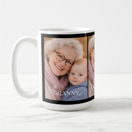 Taza De Café Granny Photo Established Year Modern Heart