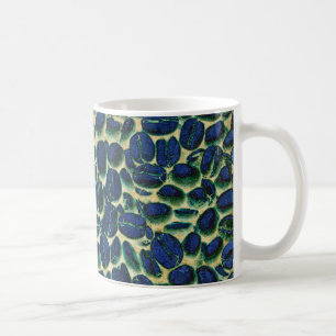 Taza De Café granos de café vibrantes