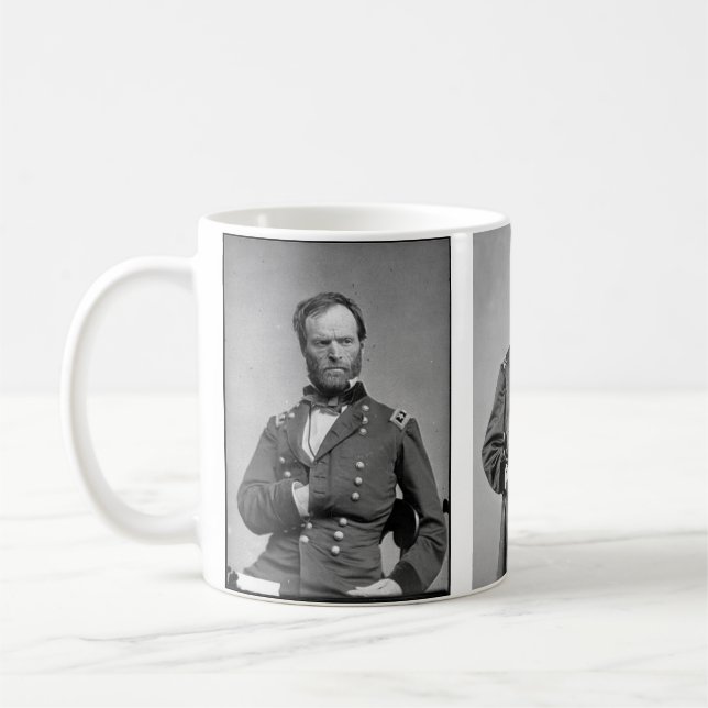 Taza De Café Grant Sherman Sheridan Mug (Izquierda)
