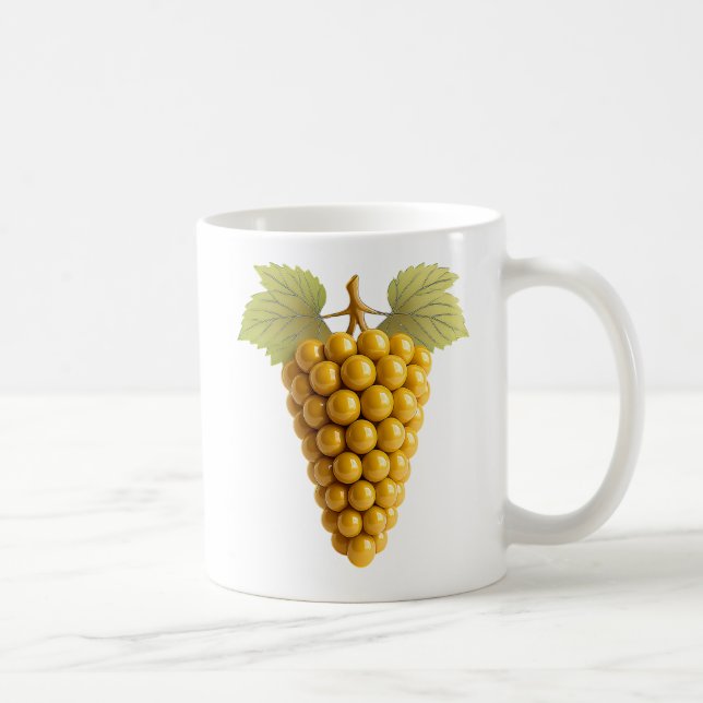 Taza De Café Grappe de raisin 3d (Derecha)