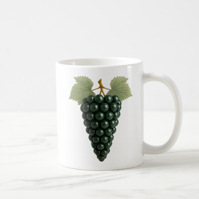 Taza De Café grappe de raisin 3d (Derecha)