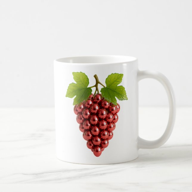 Taza De Café Grappe de raisin moderne (Derecha)