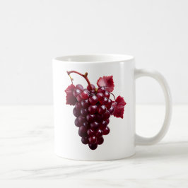 Taza De Café Grappe de raisin rouge réalise