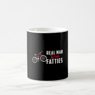 Taza De Café Grasa Bicicleta Real Hombre Viajando Fatties Biker