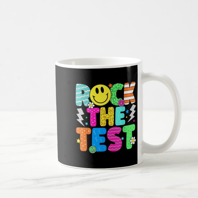 Taza De Café Grasa divertida: el día de prueba de pruebas de re (Derecha)