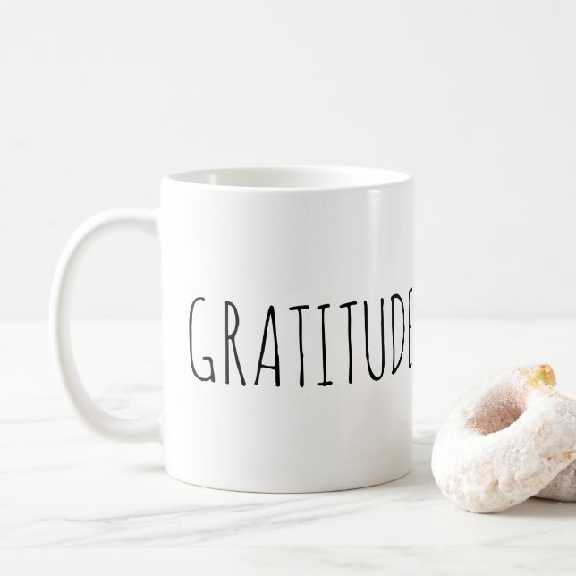 TAZA DE CAFÉ GRATITUD COFFEE MUG (Con donut)