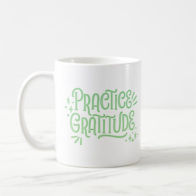 TAZA DE CAFÉ GRATITUD DE PRCIPIO (Izquierda)