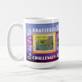 Taza De Café gratitude 12-step butterfly slogans mug