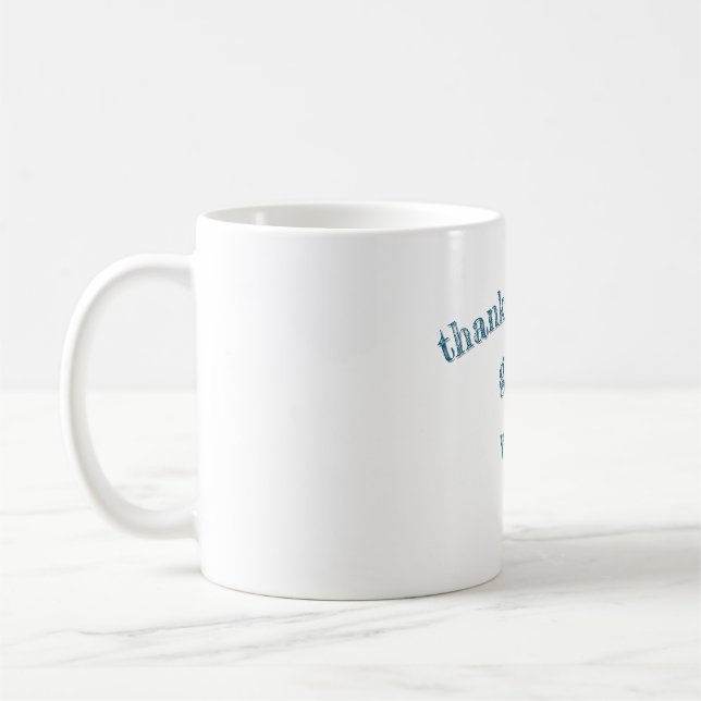 Taza De Café gratitude mug (Izquierda)