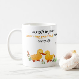 Taza De Café Gratitude Mug de Acción de Gracias: Un regalo deli
