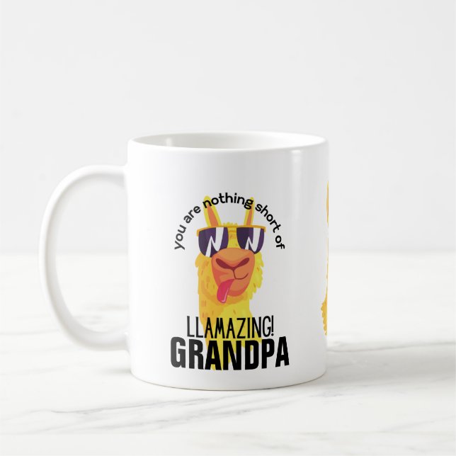 Taza De Café Gratuito regalo de Personalizado PAPA, padre de AB (Izquierda)