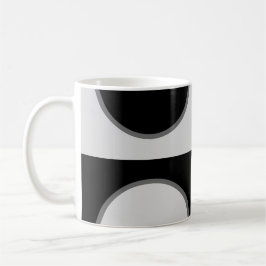 Taza De Café Grau & Schwarz (8066) Tasse, Becher