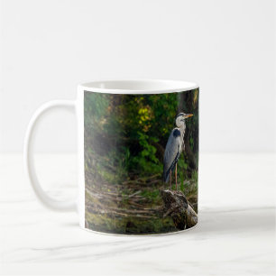Taza De Café Graureiher en den Sümpfen des Donaudeltas Kaffeeta