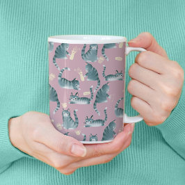 Taza De Café Graves grisáceos grisáceos golpean las cosas