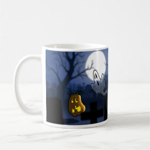 Taza De Café Graveyard Scare Mug